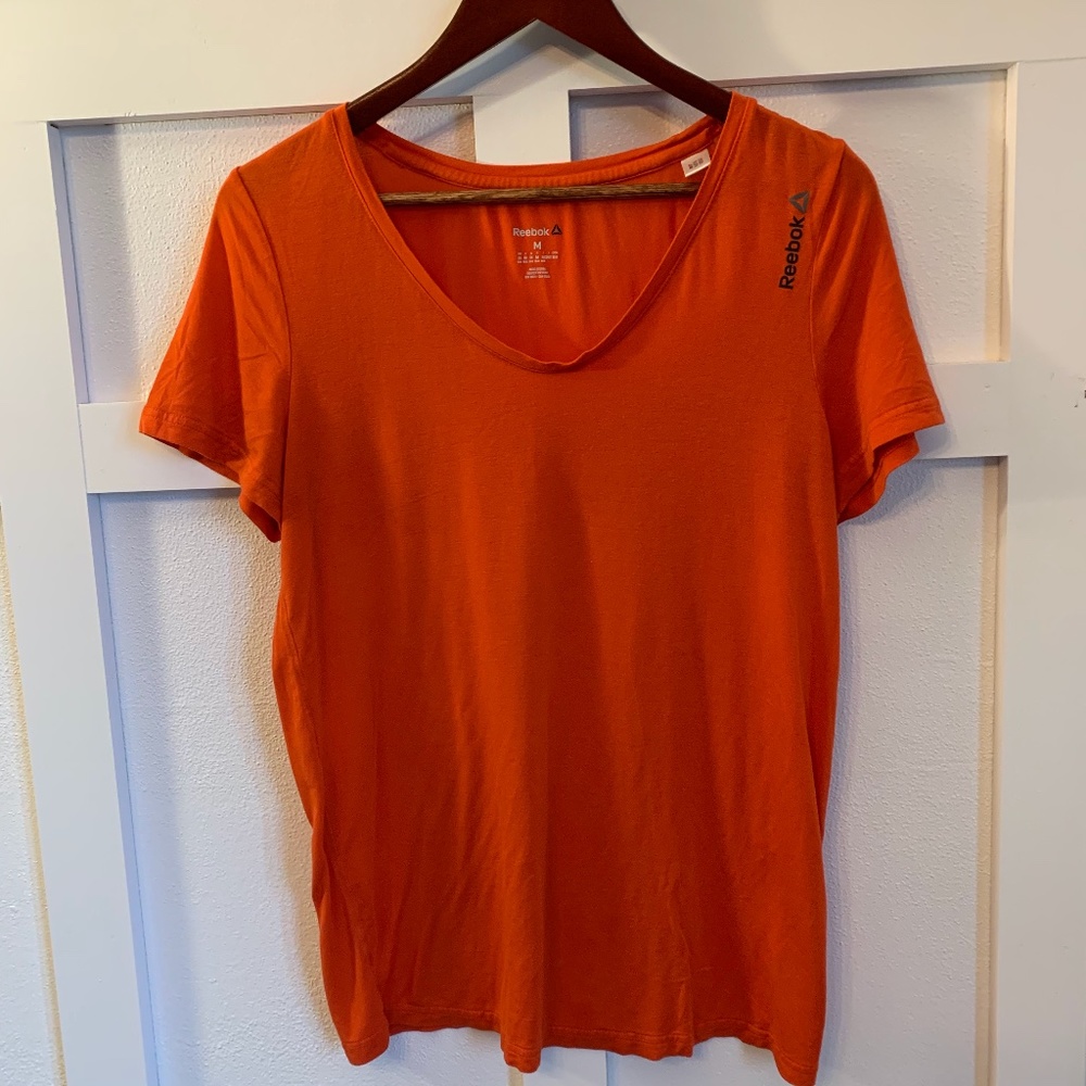 3/$20 Women's Orange Reebok T-Shirt